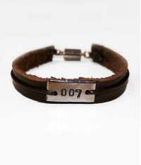 "007" LÄDER ARMBAND