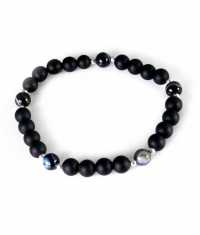 ROCKY ARMBAND, AGATER & SILVERKULOR