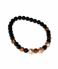 ROCKY ARMBAND, TIGERÖGA, 3LAVA