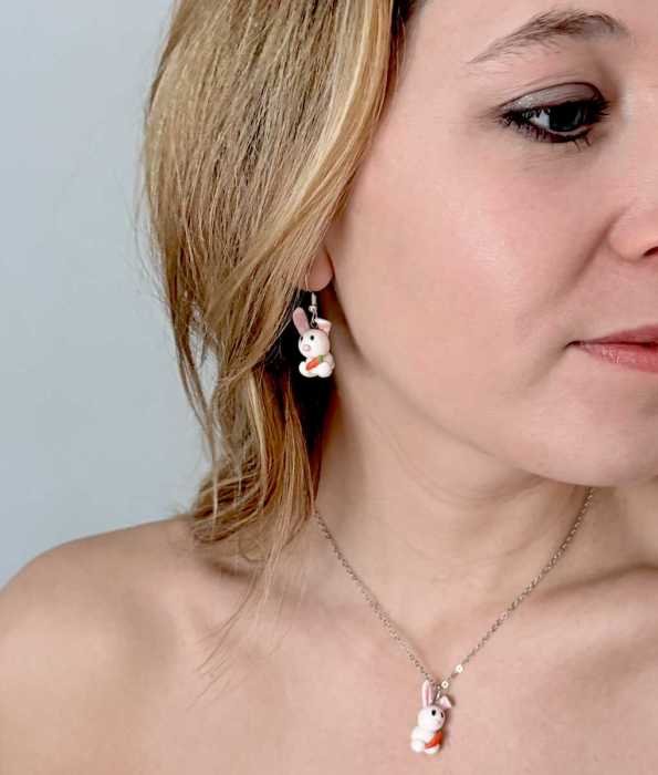 PÅSKHARE ÖRHÄNGEN