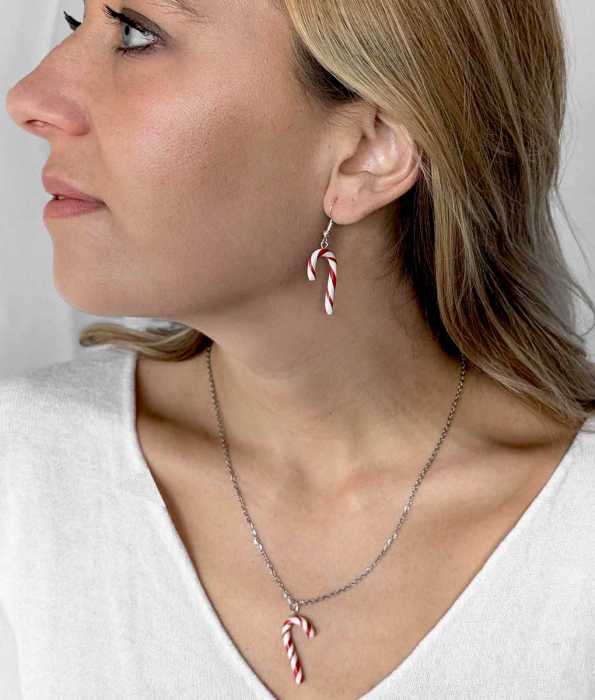 POLKAGRIS ÖRHÄNGEN