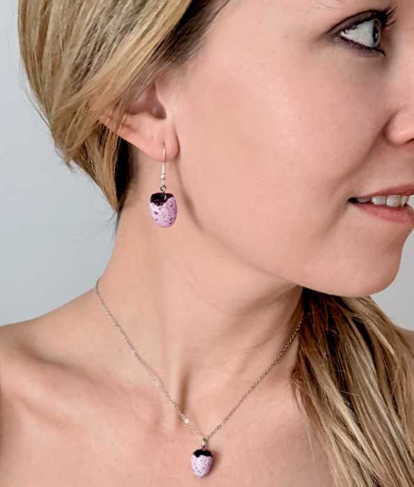 CHOKLADÄGG ÖRHÄNGEN