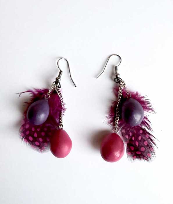 PÅSKFJÄDRAR ÖRHÄNGEN