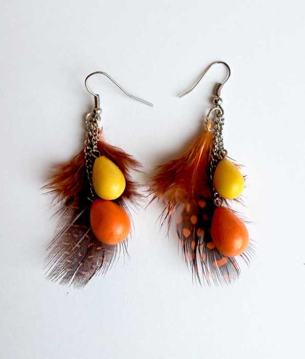 PÅSKFJÄDRAR ÖRHÄNGEN