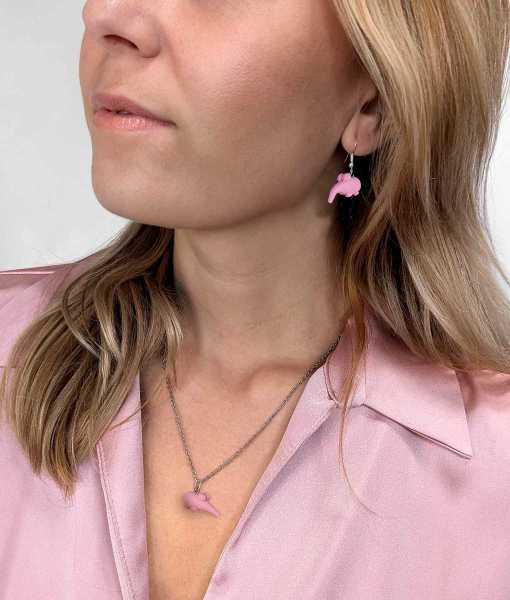 HEFFAKLUMP ÖRHÄNGEN, TAPIR-LITEN