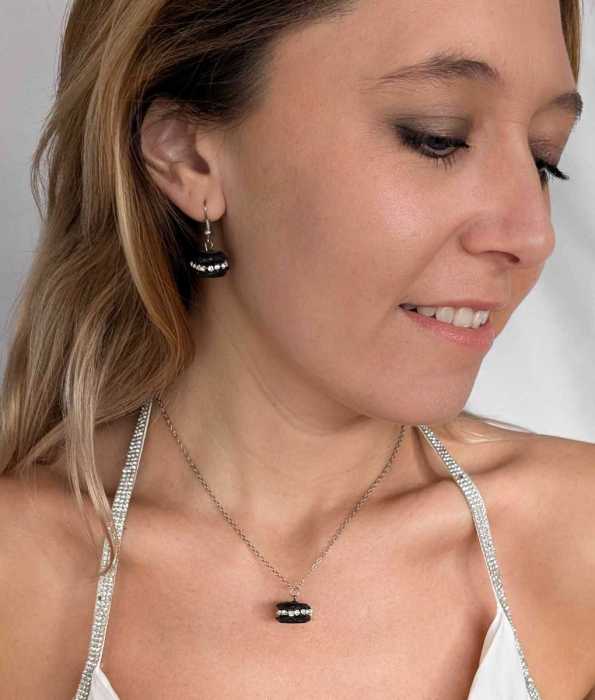 MACARON STRASS ÖRHÄNGEN