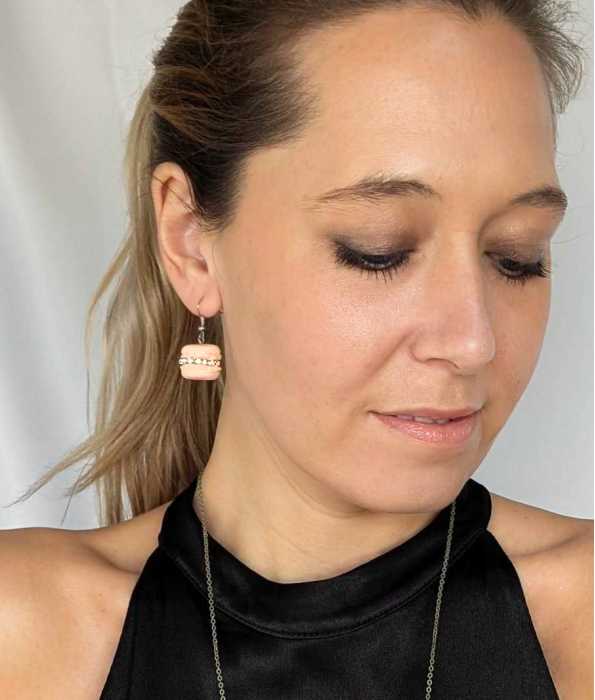 MACARON STRASS ÖRHÄNGEN