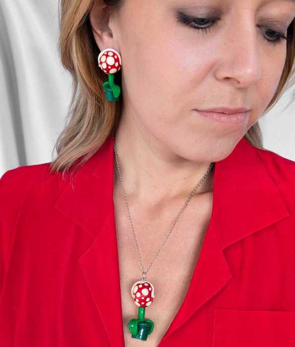 MARIO PIRANHA ÖRHÄNGEN