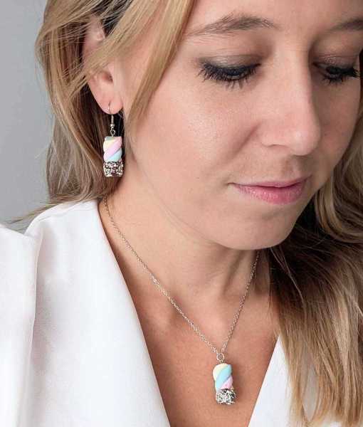 MARSHMALLOW TWIST ÖRHÄNGEN