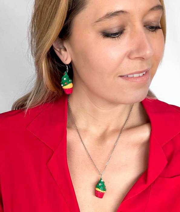 MUFFINS ÖRHÄNGEN, JULGRAN