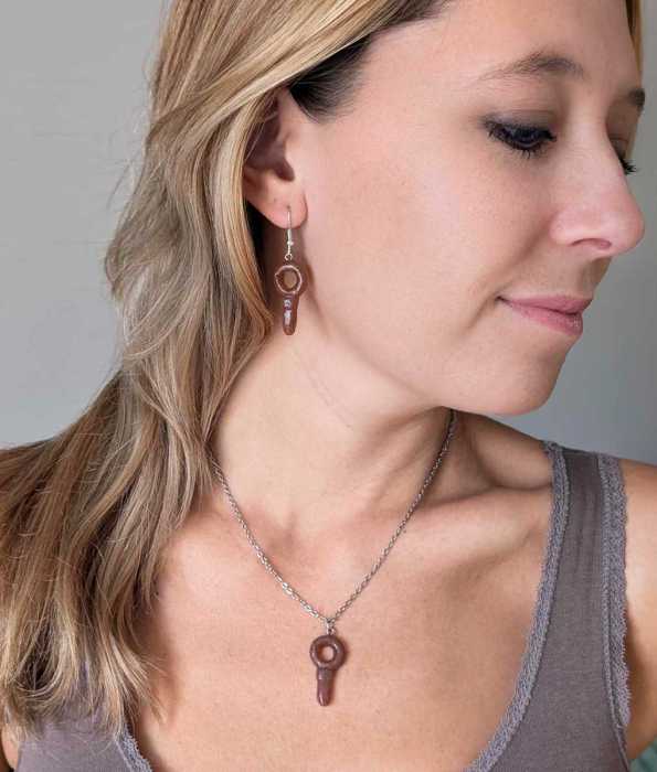 GODIS NAPP ÖRHÄNGEN, KOLA