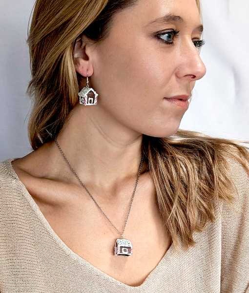 PEPPARKAKA ÖRHÄNGEN, HUS