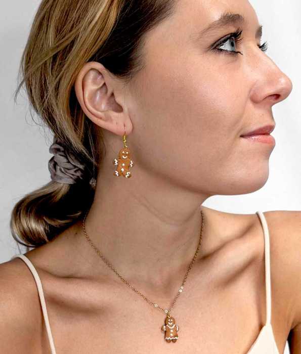 PEPPARKAKA ÖRHÄNGEN, PAR