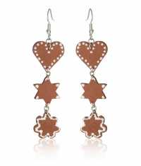 PEPPARKAKA TRIPPEL ÖRHÄNGEN