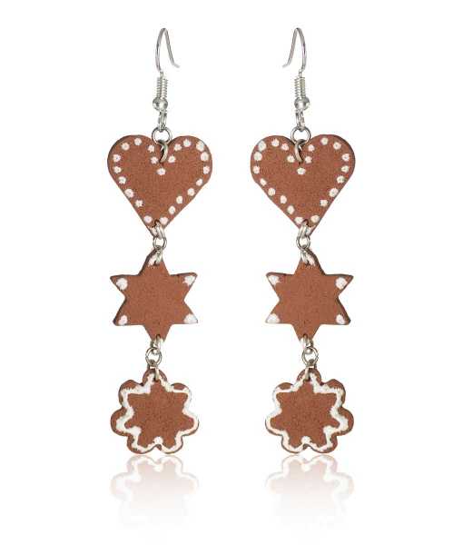 PEPPARKAKA TRIPPEL ÖRHÄNGEN