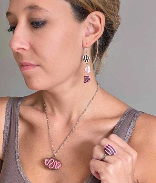 CHOKLAD PRALIN ÖRHÄNGEN