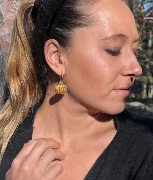 PUMPA GULD ÖRHÄNGEN