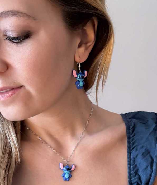 STITCH HÄNGANDE ÖRHÄNGEN, 