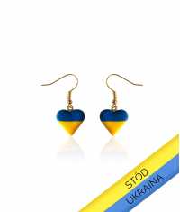 UKRAINAS HJÄRTA ÖRHÄNGEN, HÄNGANDE