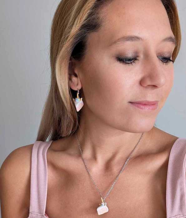 ENHÖRNING TÅRTA ÖRHÄNGEN