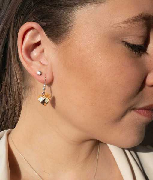 VÅFFLOR HJÄRTA ÖRHÄNGEN