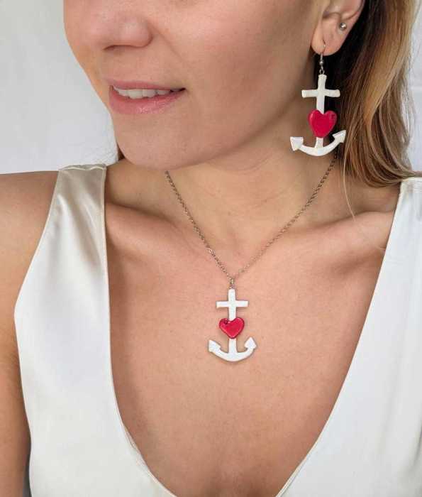 ANKARE HALSBAND, HJÄRTA