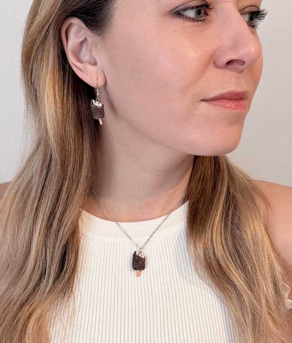 PINNGLASS HALSBAND, KONFETTI