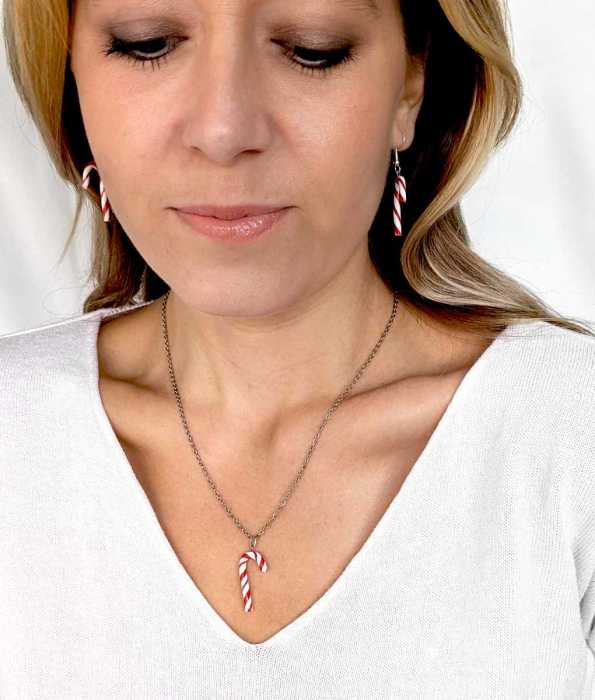 POLKAGRIS HALSBAND, LITEN