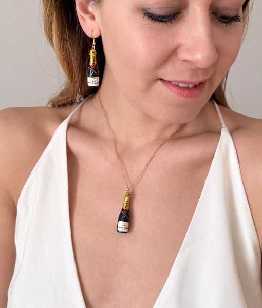 CHAMPAGNE HALSBAND, GRÖN