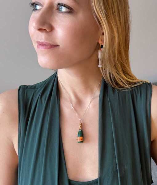 CHAMPAGNE HALSBAND, GUL