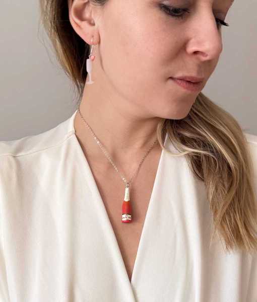 CHAMPAGNE HALSBAND, ORANGE