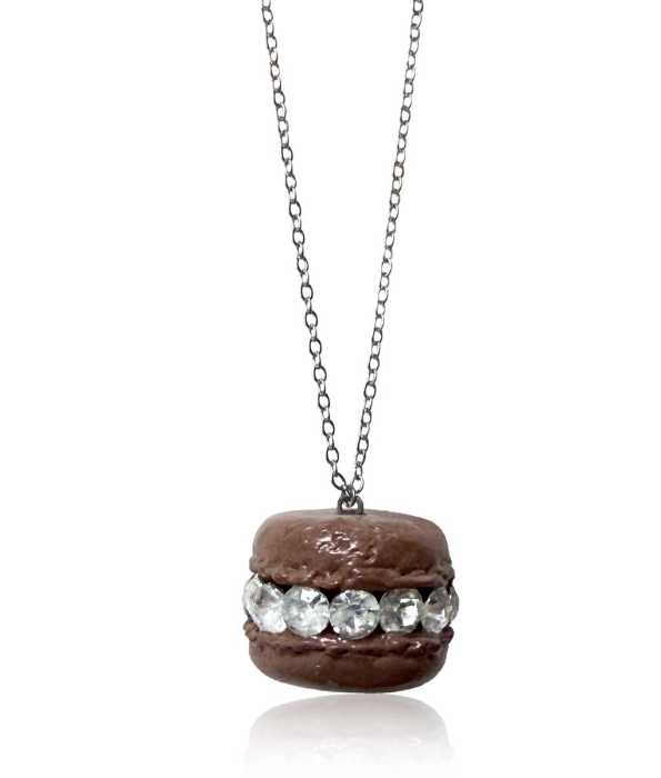 MACARON STRASS HALSBAND, STOR