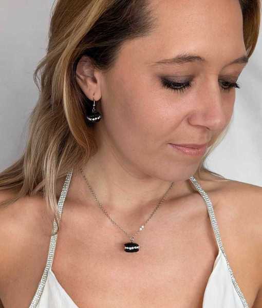 MACARON STRASS HALSBAND, LITEN