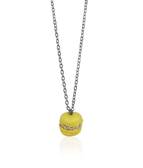 MACARON STRASS HALSBAND, LITEN