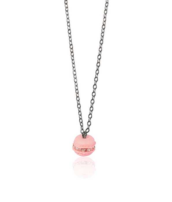 MACARON STRASS HALSBAND, LITEN