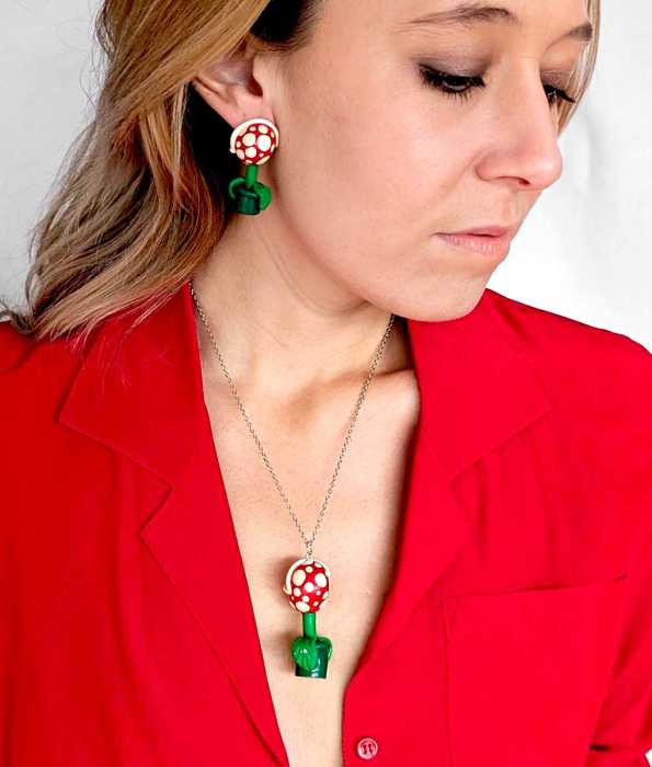 MARIO PIRANHA HALSBAND