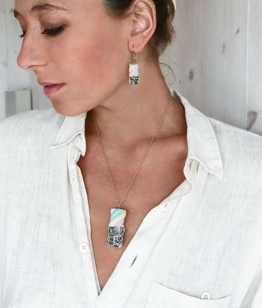 MARSHMALLOW TWIST HALSBAND, STOR