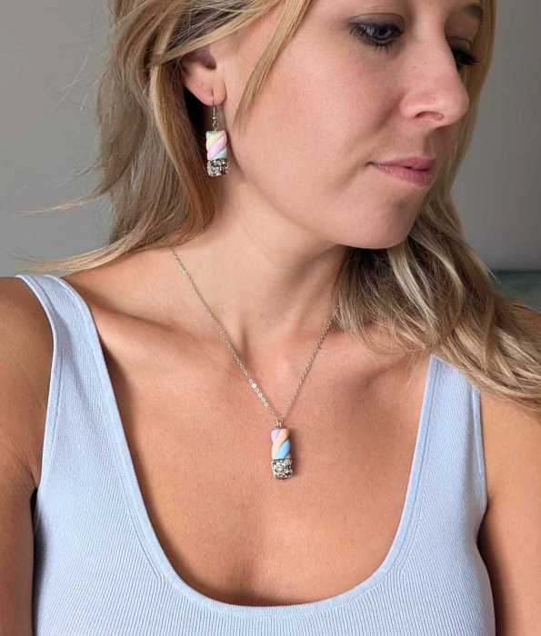 MARSHMALLOW TWIST HALSBAND, LITEN