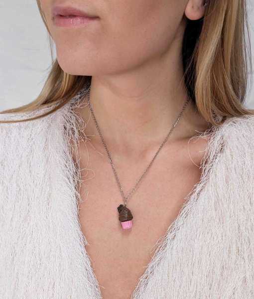 MUFFINS HALSBAND, CHOKLAD