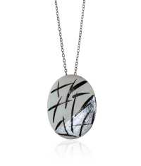 OVAL BETONG HALSBAND, LINJER