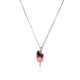 PINNGLASS HALSBAND, ROSA