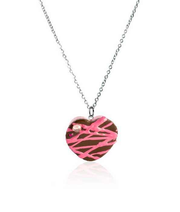 CHOKLADPRALIN HALSBAND, HJÄRTA