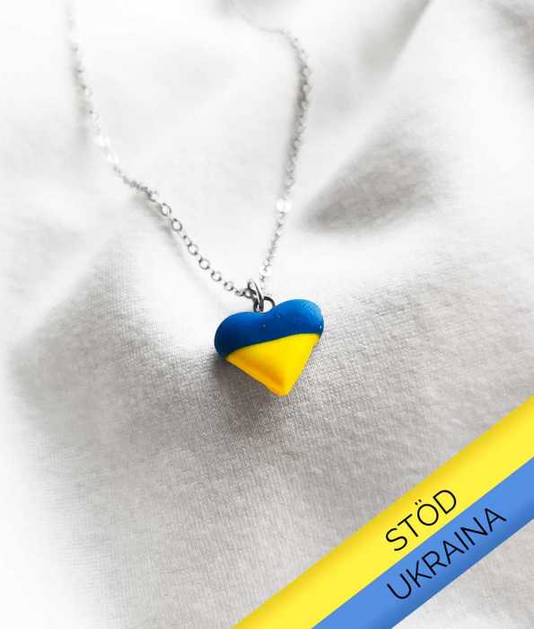 UKRAINIAN HEART NECKLACE