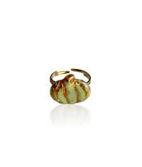 PUMPA RING, GRÖN/GULD