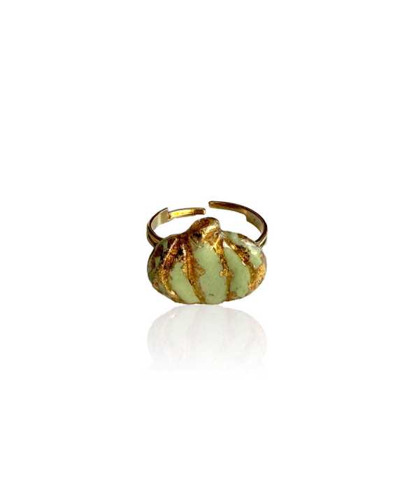 PUMPA RING, GRÖN/GULD