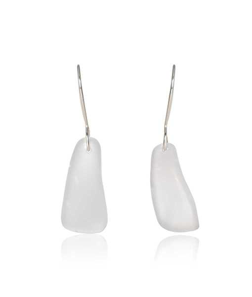 BEACH GLASS HOOK ÖRHÄNGEN, KORT