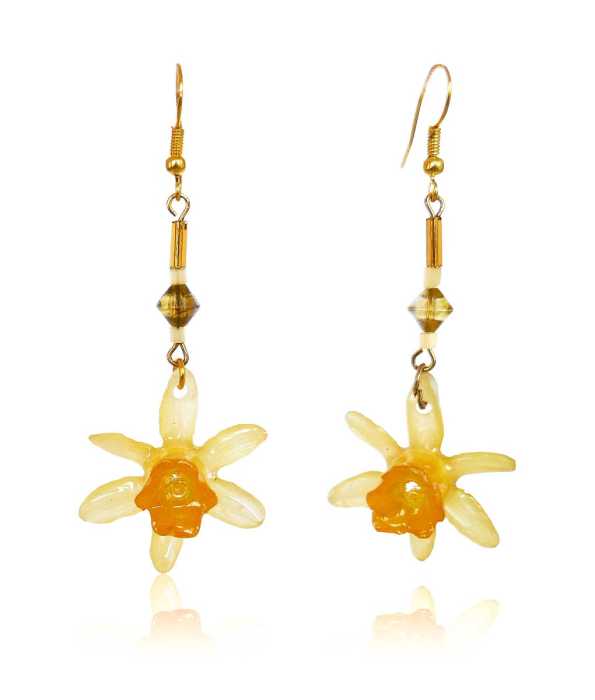 PÅSKLILJA ÖRHÄNGEN, PÄRLOR