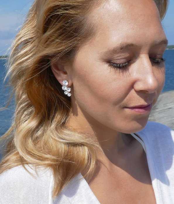 GALAXY BIG CLUSTER ÖRHÄNGEN