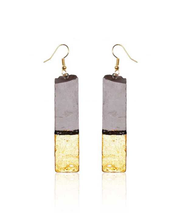 BETONG REKTANGEL ÖRHÄNGEN