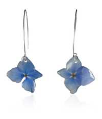 HORTENSIA ÖRHÄNGEN, STORA-BLÅ, KROK-S